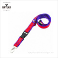 High Quality Double Layers Dye Sublimation Imprint Satin Lanyard